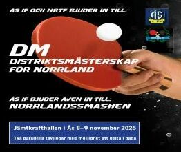 Inbjudan till DM & Norrlandssmashen i ÅS
